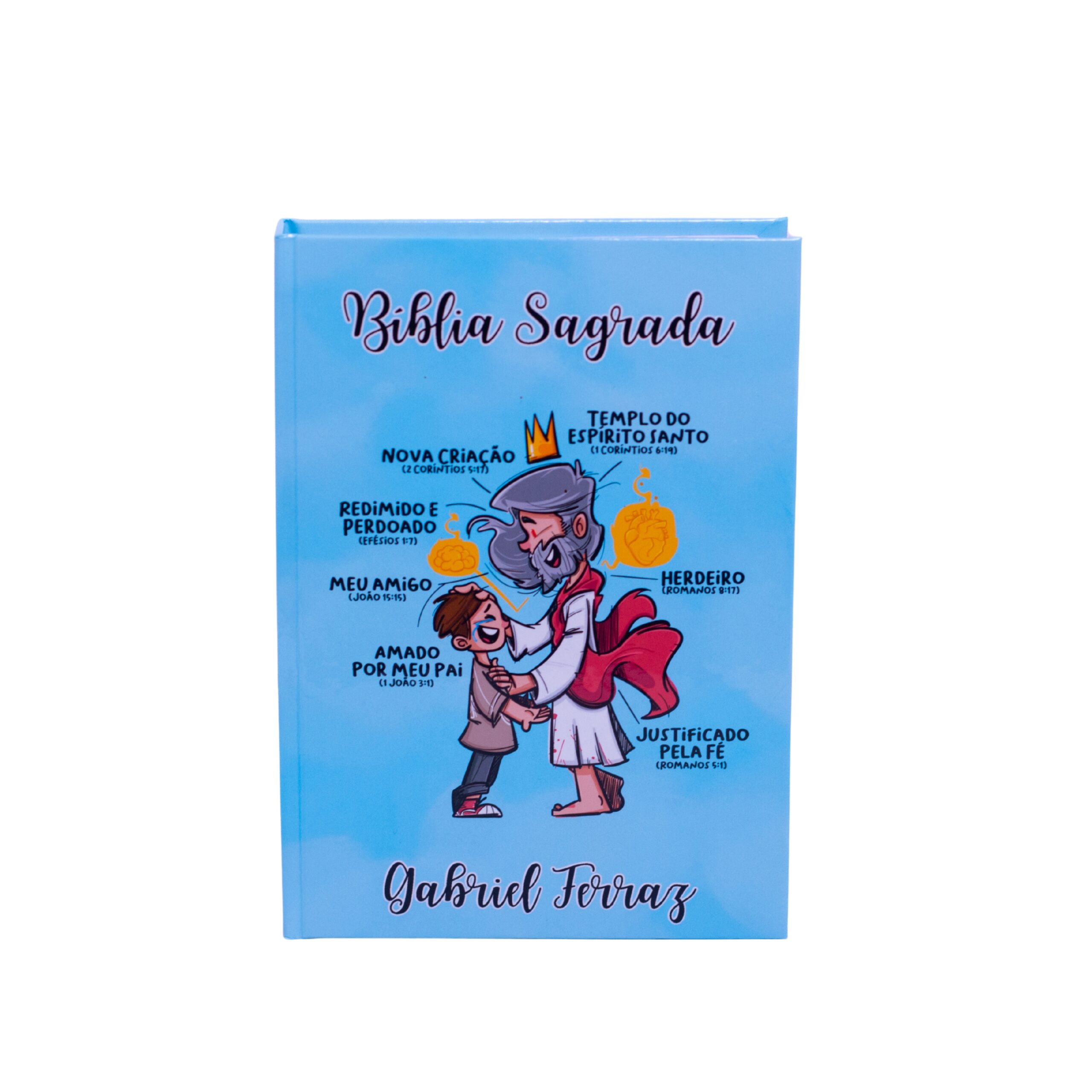 Mini Bíblia Identidade em Cristo (azul)